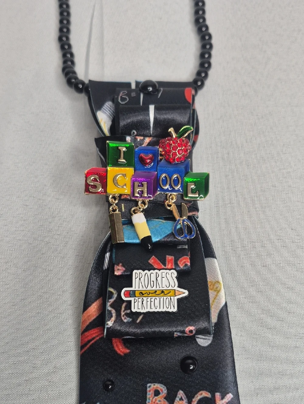 Handcrafted Luxury Fashion Necktie Necklace 📿 (BACK TO SCHOOL) - Picture 7 of 13